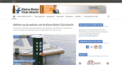 Desktop Screenshot of kleinebotenclubutrecht.nl