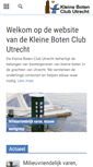 Mobile Screenshot of kleinebotenclubutrecht.nl